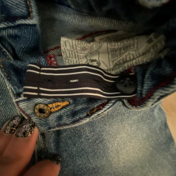 12 mos Cat & Jack Denim Jeans - Picture 3 of 3